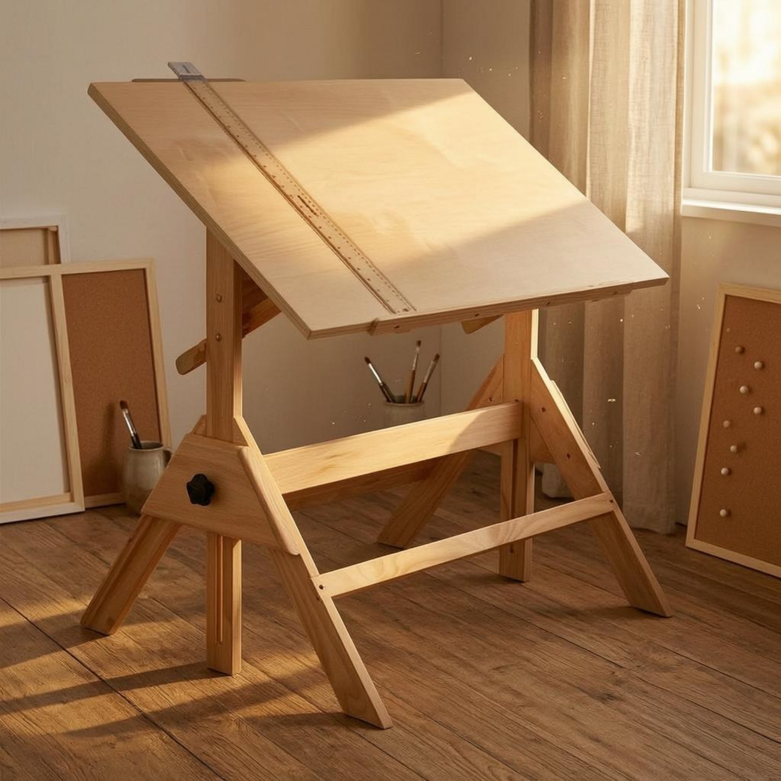 Art & Craft Teacher Vacancy - Adjustable Drafting Table L-Shaped Drafting Ruler