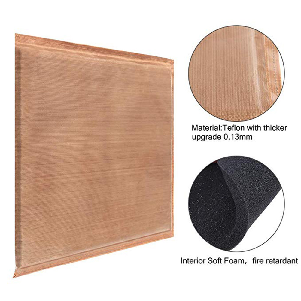 Art Craft Accessories - 2pcs Press Pillow 10X10Inch Reusable Ptfe