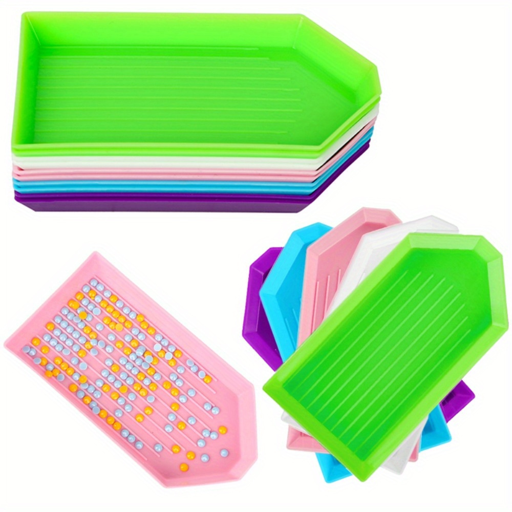 Art Craft Accessories - 10pcs Diamond Painting Trays, Diamond Art