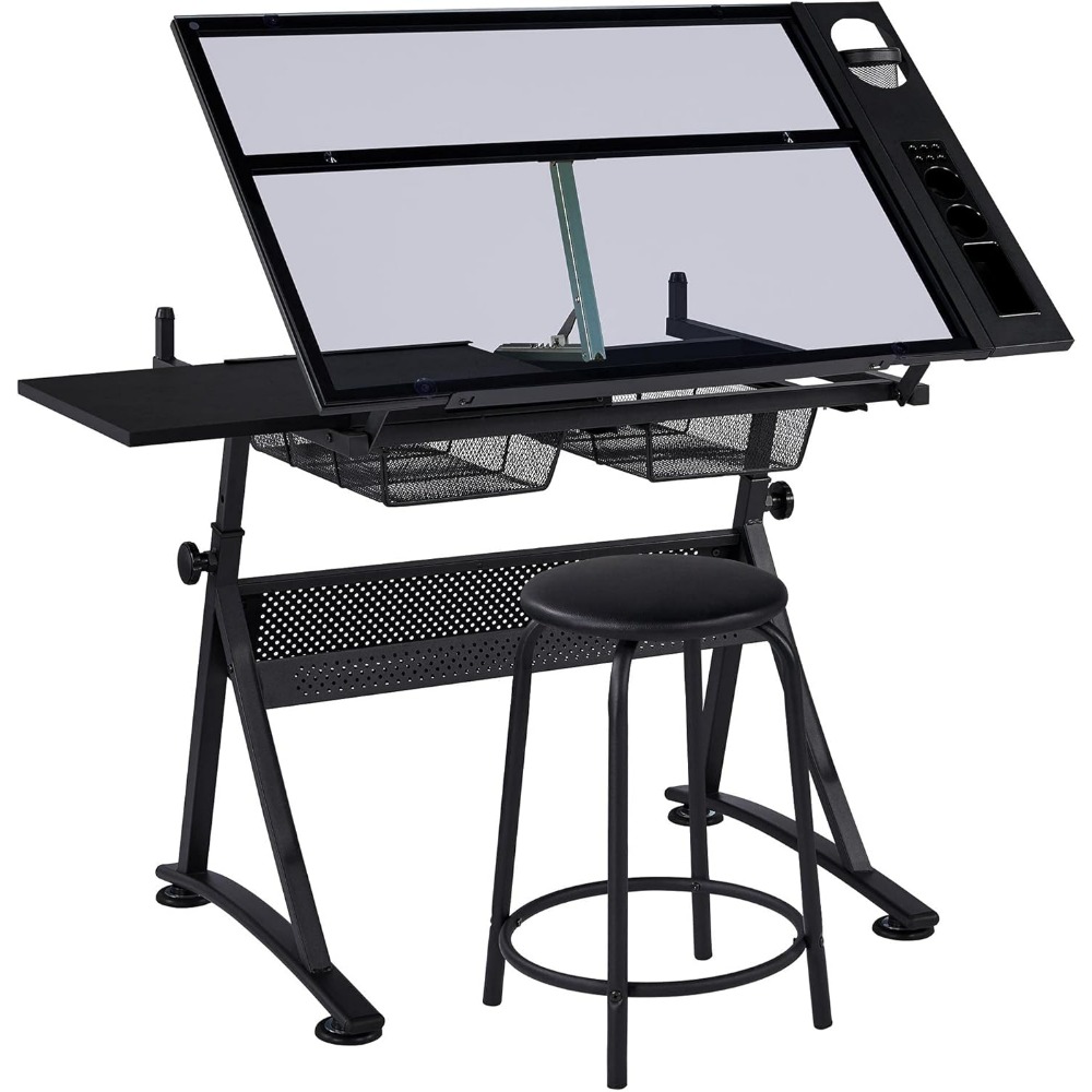 Art & Craft Teacher Vacancy - Height Adjustable Drafting Table with Stool,