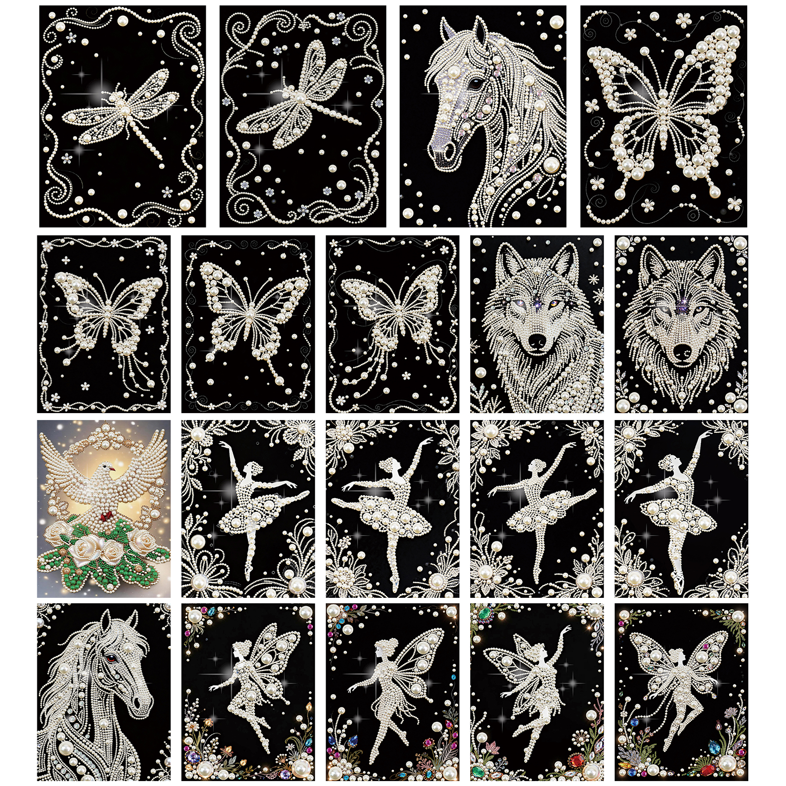 Art Craft For Adults - DIY Pearl Painting Art Kits for