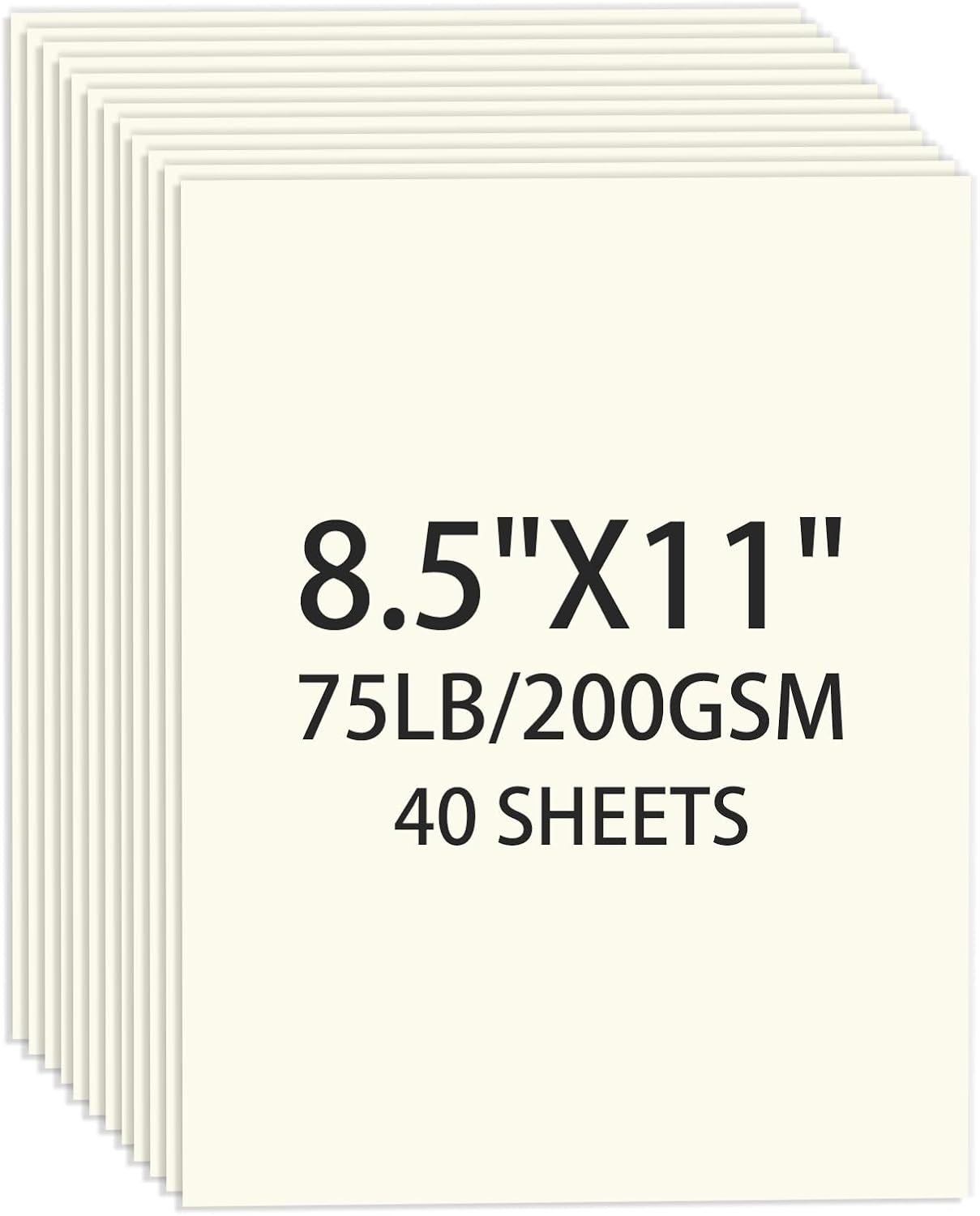 Cream Cardstock 8.5 X 11, 40 S - đánh giá và giá School Of Art X Craft