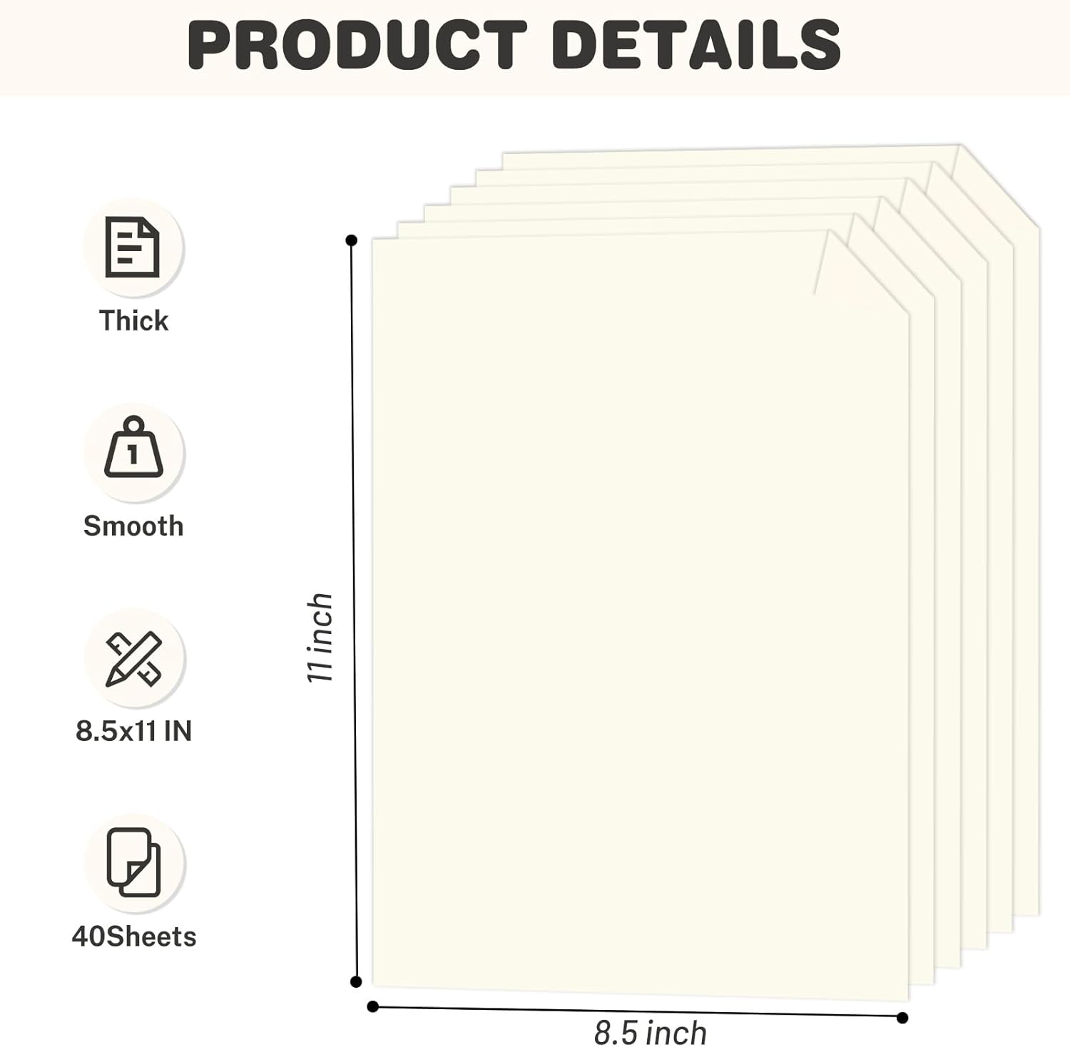 Cream Cardstock 8.5 X 11, 40 S - đánh giá và giá School Of Art X Craft