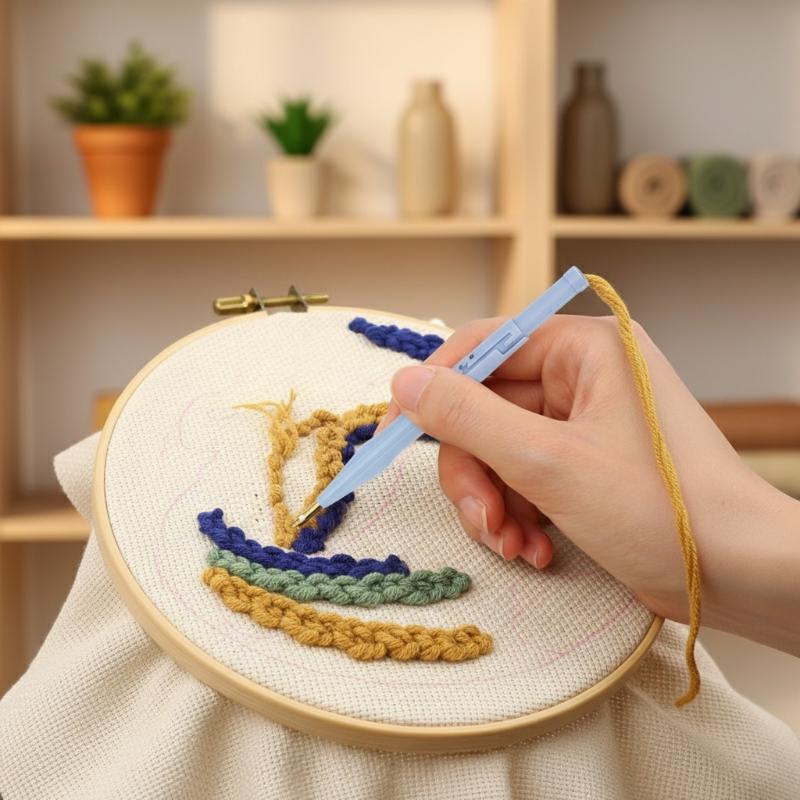 Punch Needle Stitching Tool Em - đánh giá và giá Punch Needle Kit