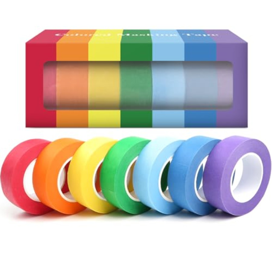 7 Rolls Colored Masking Tape 0 - đánh giá và giá School Of Art X Craft
