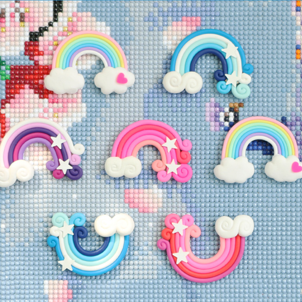 1PC Cute Rainbow Shape Diamond - đánh giá và giá Art Craft Accessories