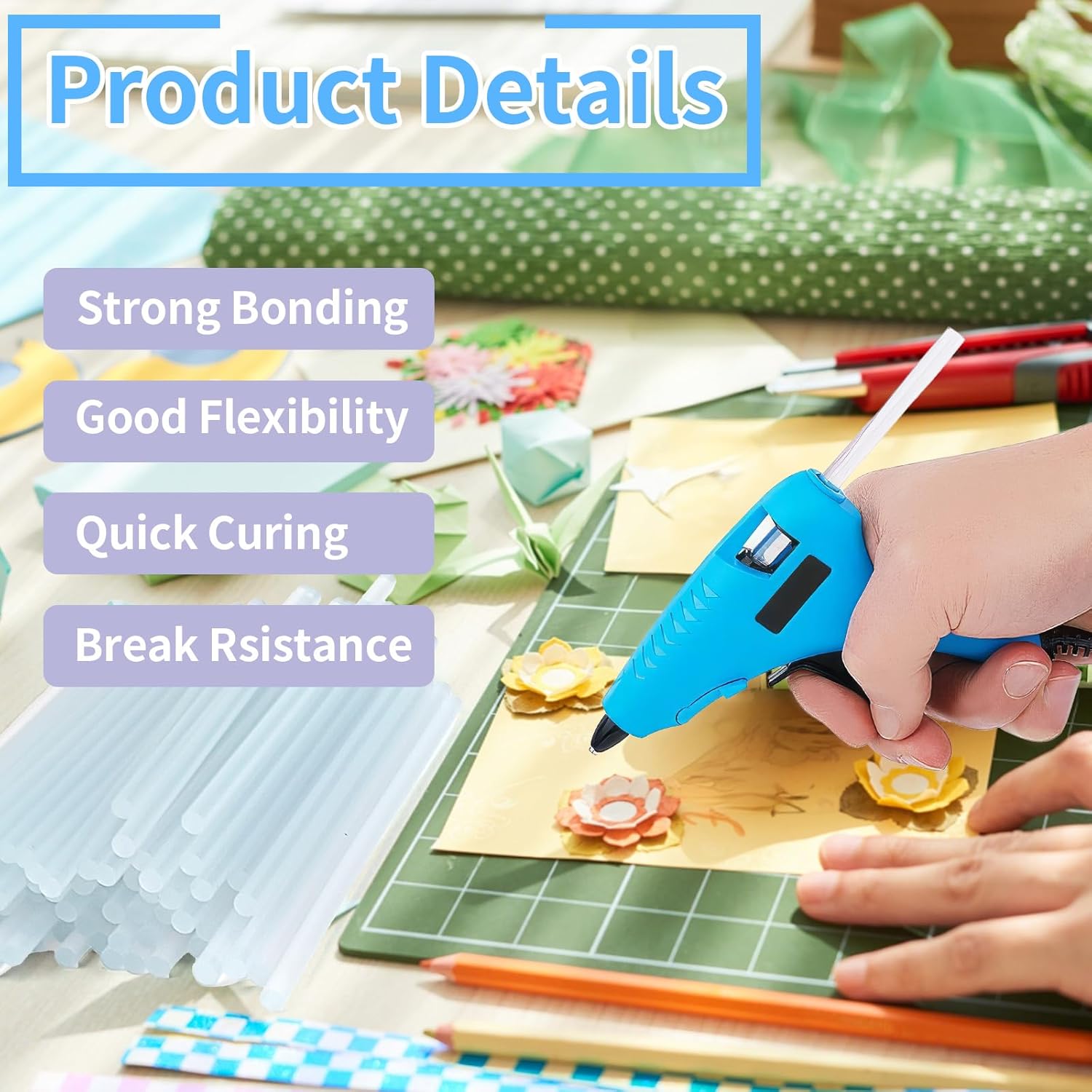90 Pcs Mini Hot Glue Sticks Bu - đánh giá và giá School Of Art X Craft