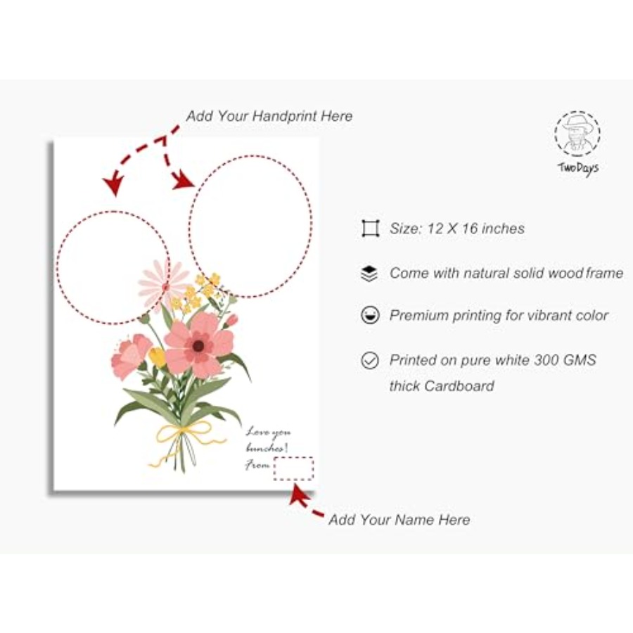Flower Bouquet Handprint Art C - đánh giá và giá Art & Craft Teacher Vacancy