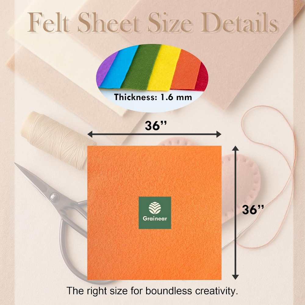 Soft Felt Fabric Sheet 36