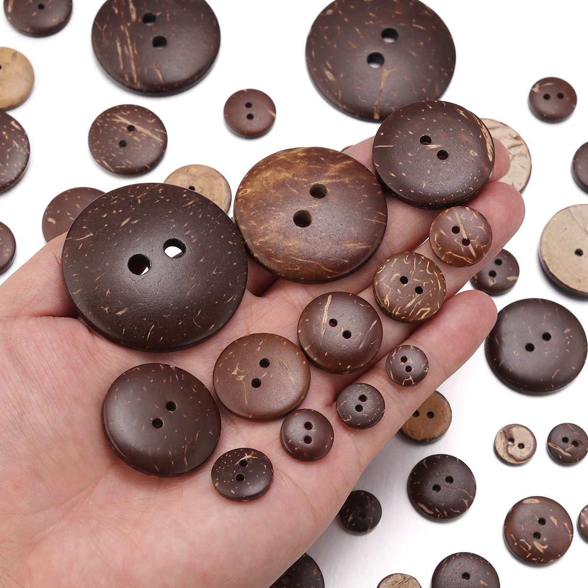 10-100Pcs Natural Coconut Shel - đánh giá và giá Art Craft Accessories