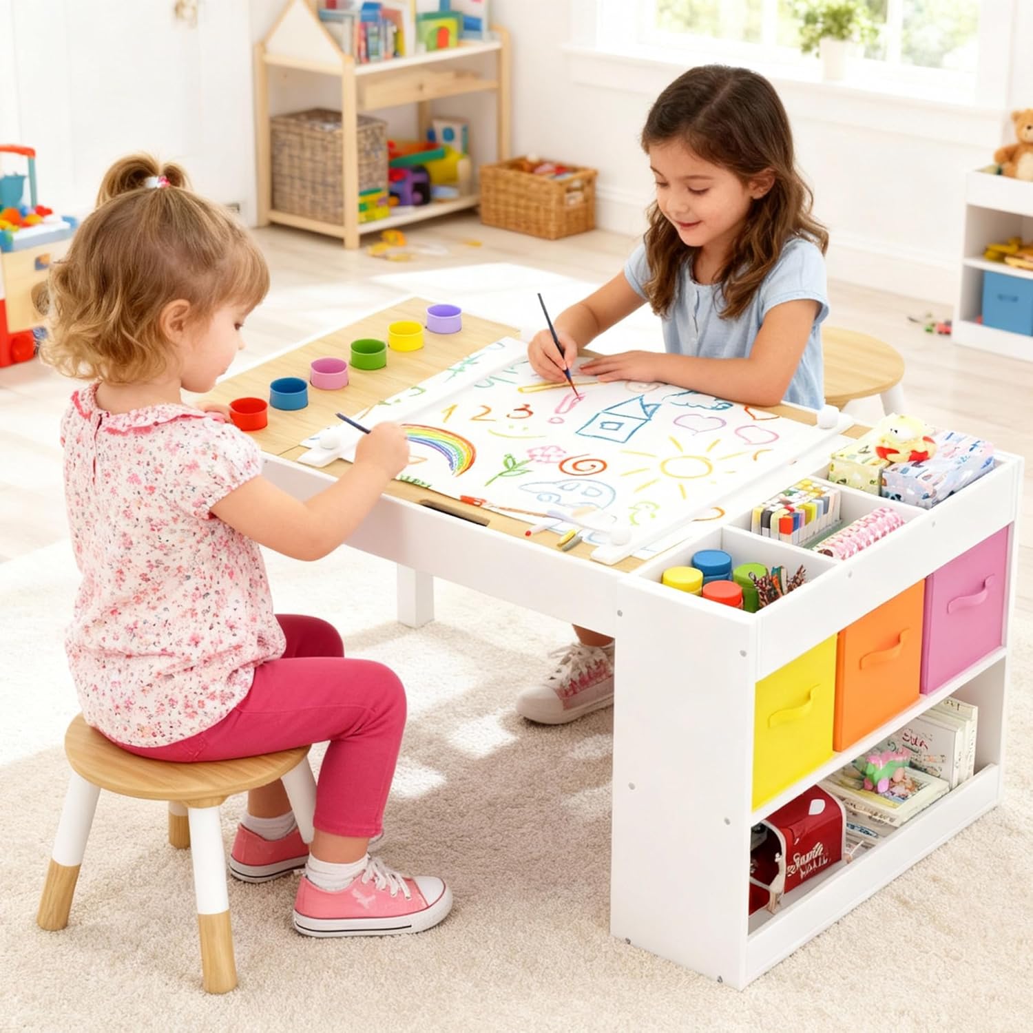 Kids Art Table and 2 Chairs Se - đánh giá và giá School Of Art X Craft