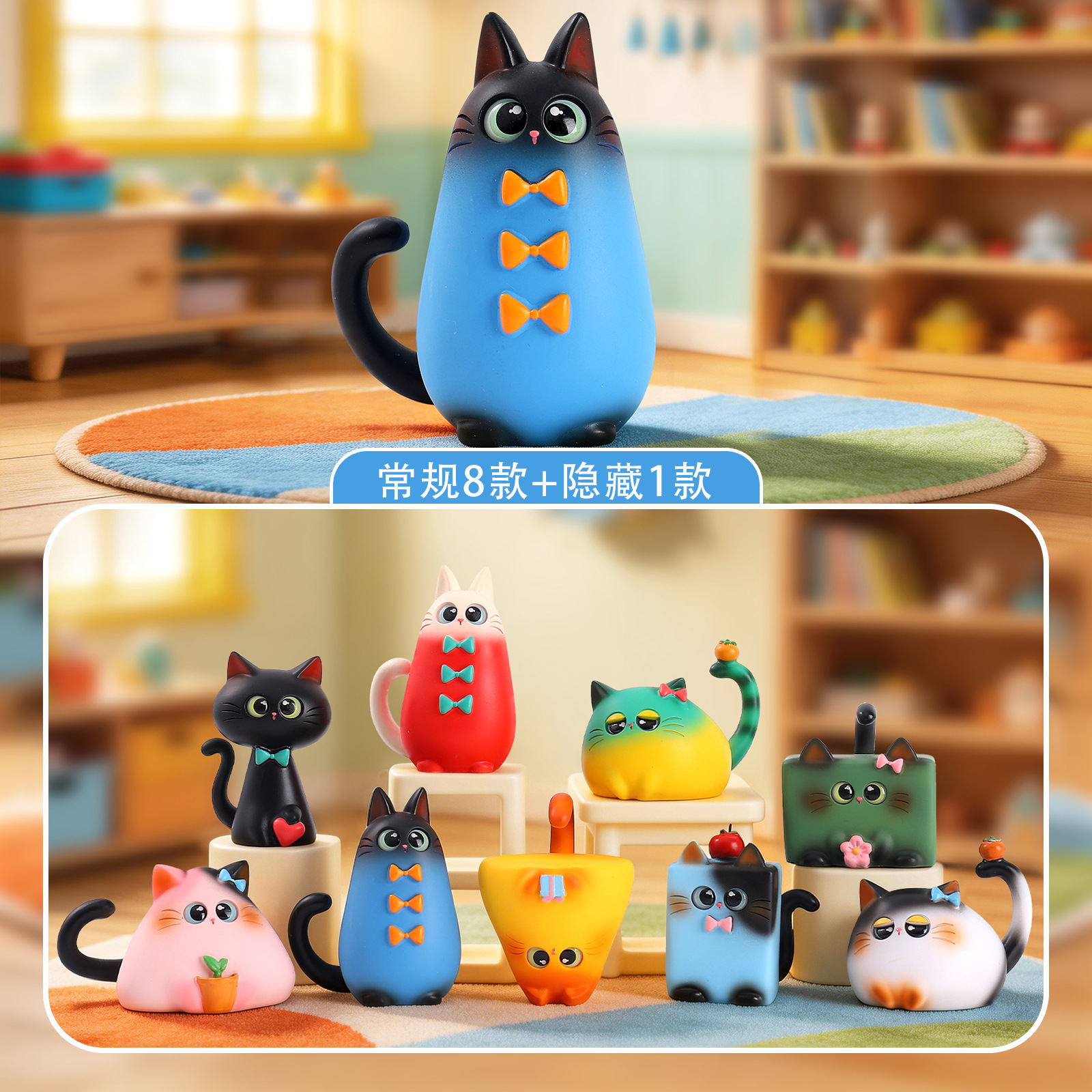Blind Box Cat Figurine Resin C - đánh giá và giá Art Craft Furniture