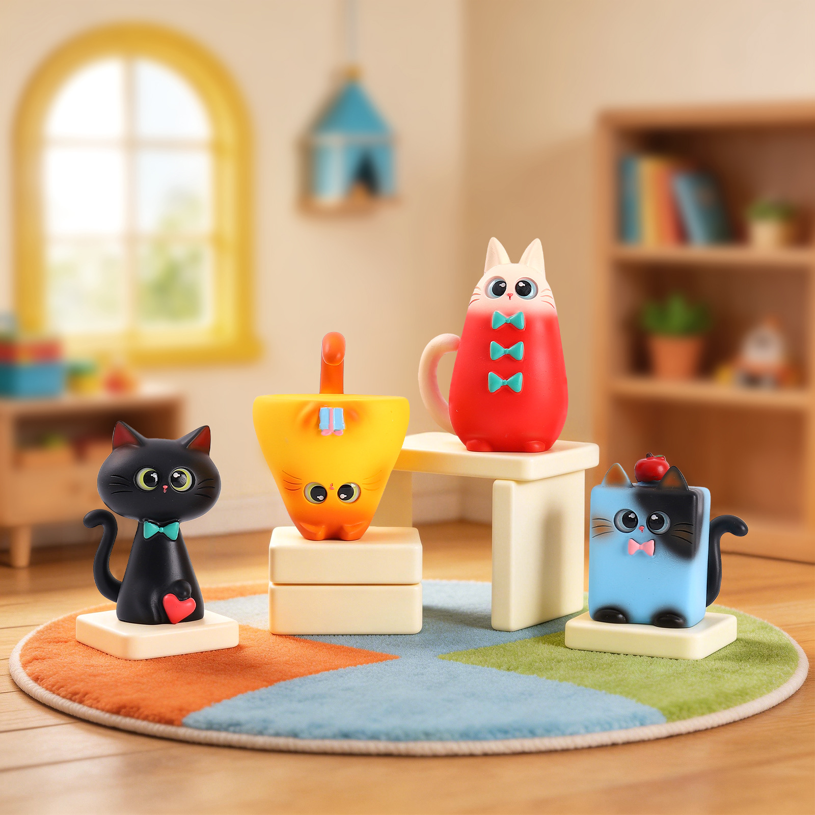 Blind Box Cat Figurine Resin C - đánh giá và giá Art Craft Furniture