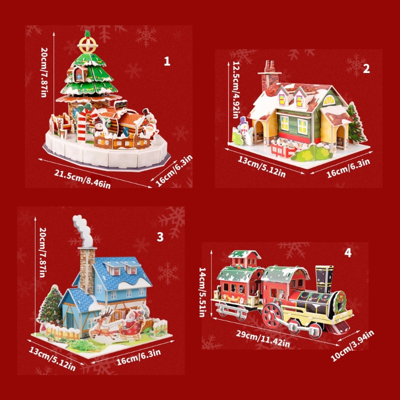 Christmas Tree Model Building  - đánh giá và giá Art Craft Building