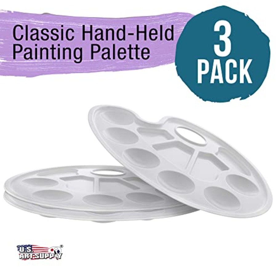 10-Well Plastic Artist Paintin - đánh giá và giá Art Craft Class