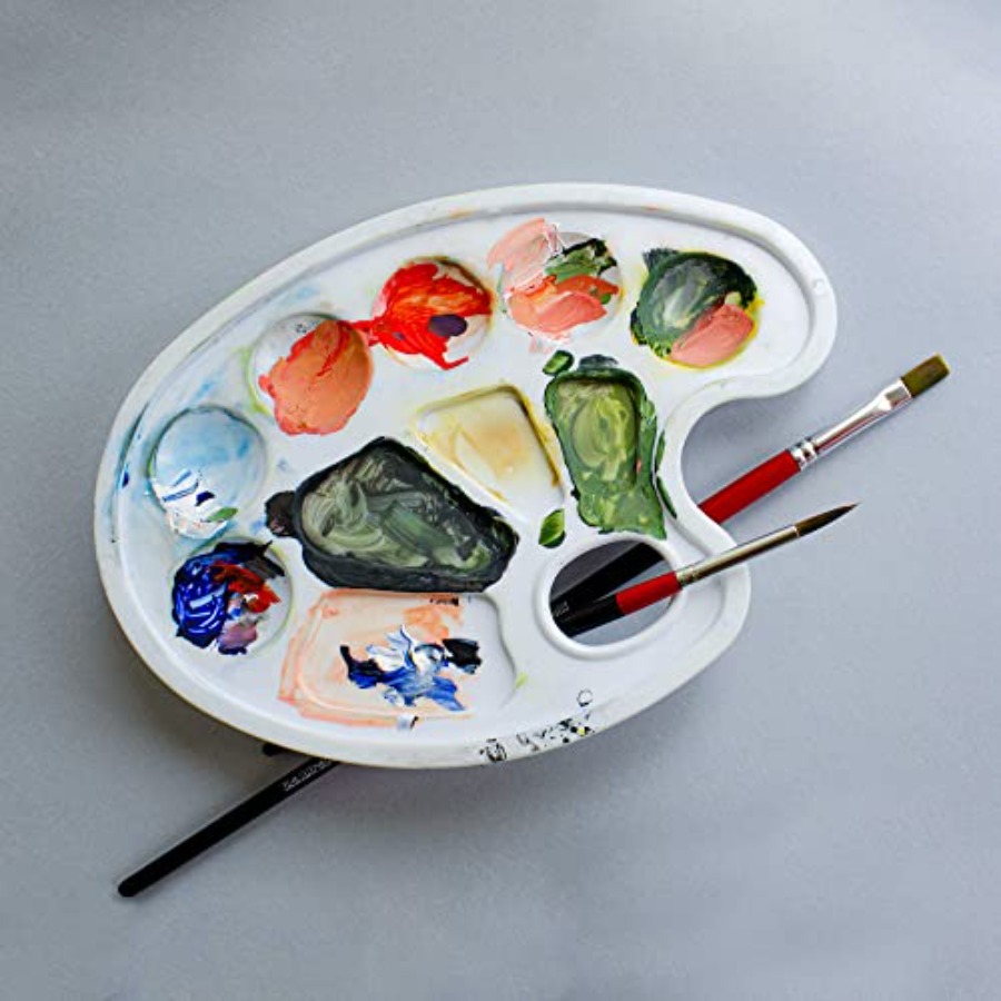 10-Well Plastic Artist Paintin - đánh giá và giá Art Craft Class