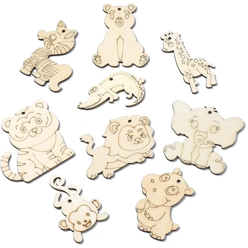 9pcs 9 Styles Zoo Animals Unfi - đánh giá và giá Art And Craft Zoo Animals