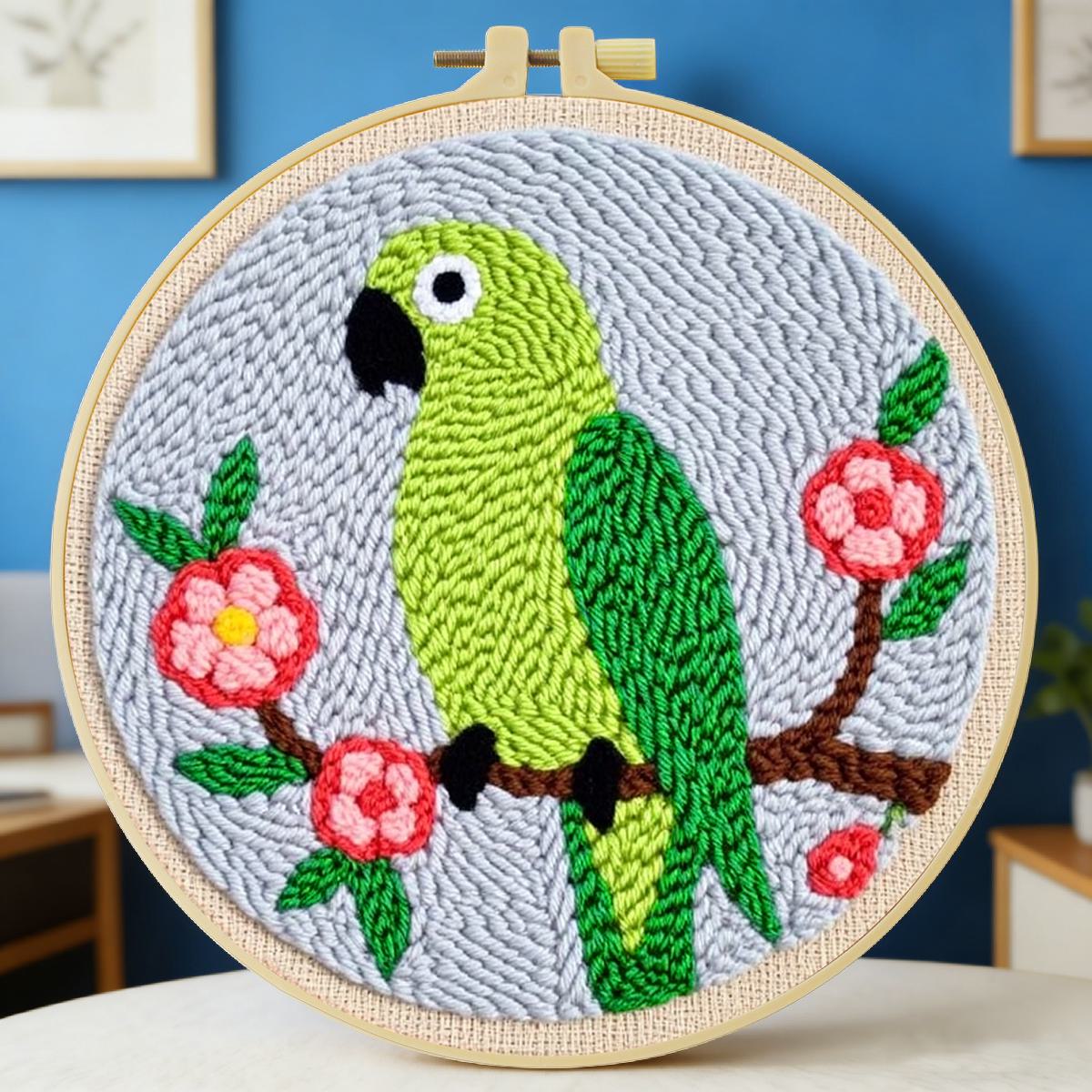20X20CM/7.87inch Animal - Bird - đánh giá và giá Punch Needle Kit