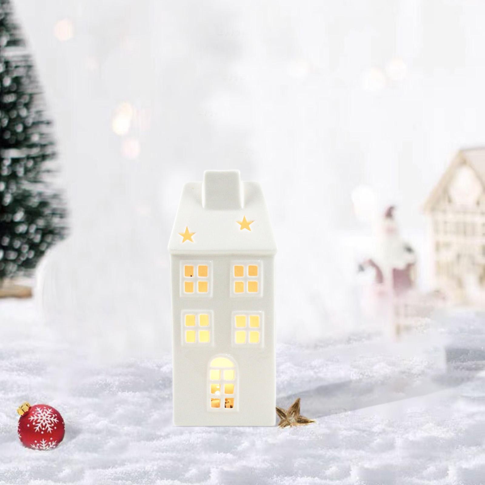 Ceramic Xmas House Bedroom Tab - đánh giá và giá Art Craft Furniture