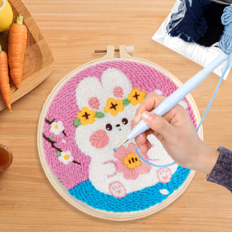 20x20cm Punch Needle Embroider - đánh giá và giá Punch Needle Kit