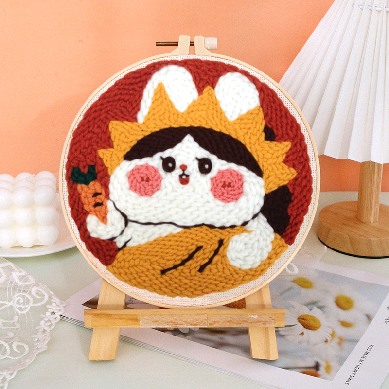 20x20cm Punch Needle Embroider - đánh giá và giá Punch Needle Kit