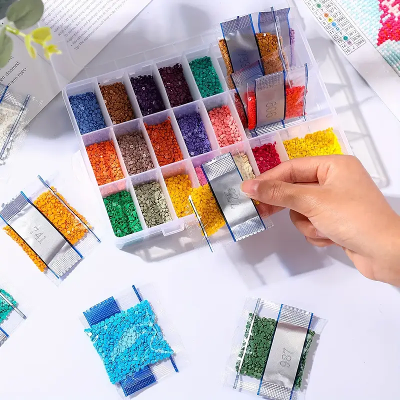 30 Vivid Colored Diamond Paint - đánh giá và giá Diamond Painting Kit