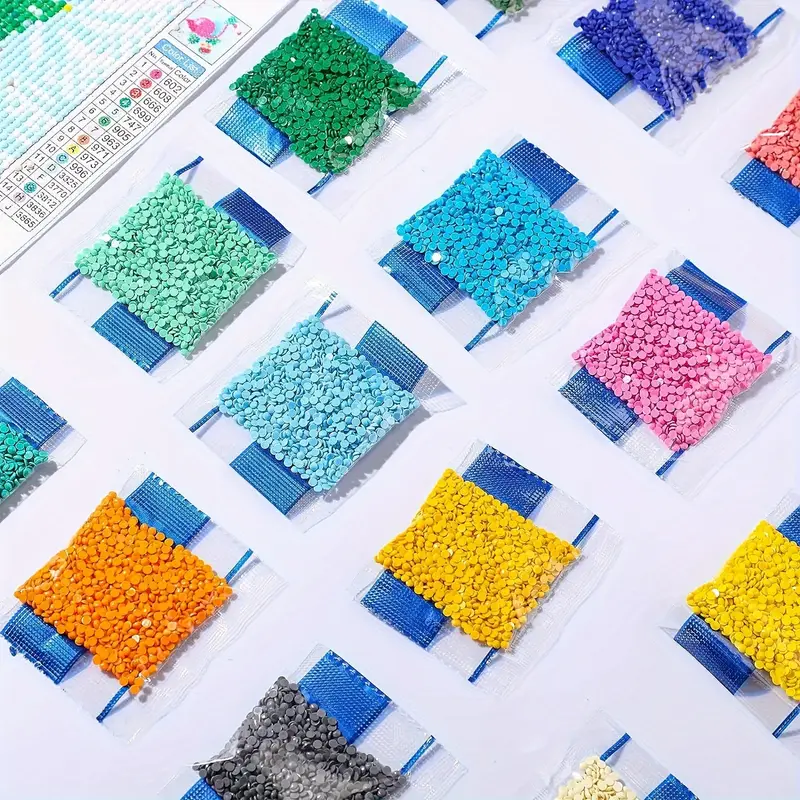 30 Vivid Colored Diamond Paint - đánh giá và giá Diamond Painting Kit