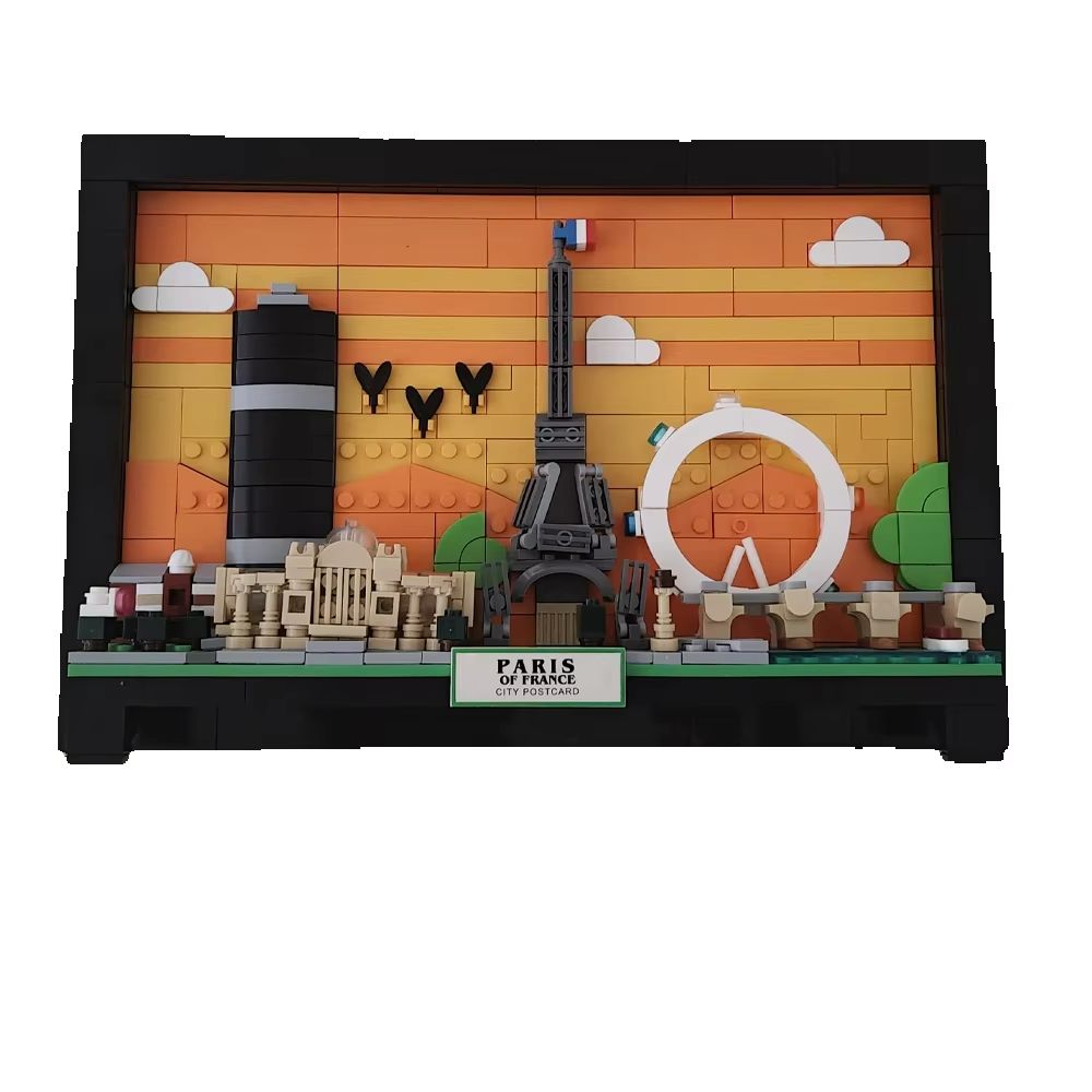 Paris Postcard Building Blocks - đánh giá và giá Art Craft Building