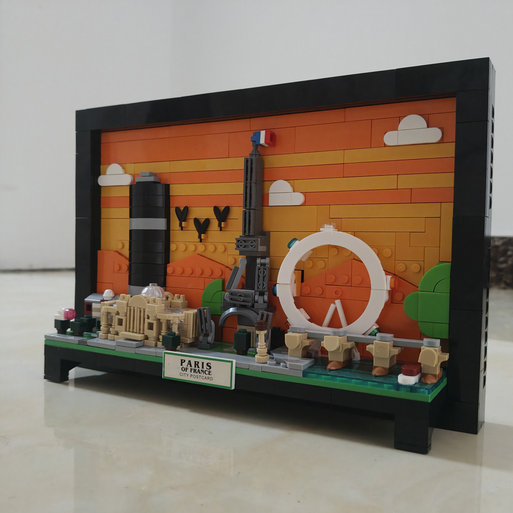 Paris Postcard Building Blocks - đánh giá và giá Art Craft Building