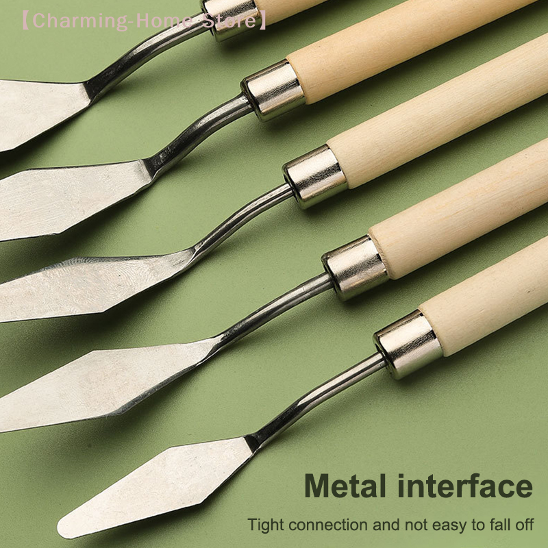 【M】7Pcs/Set Stainless Steel Oi - đánh giá và giá Painting Knife Palette