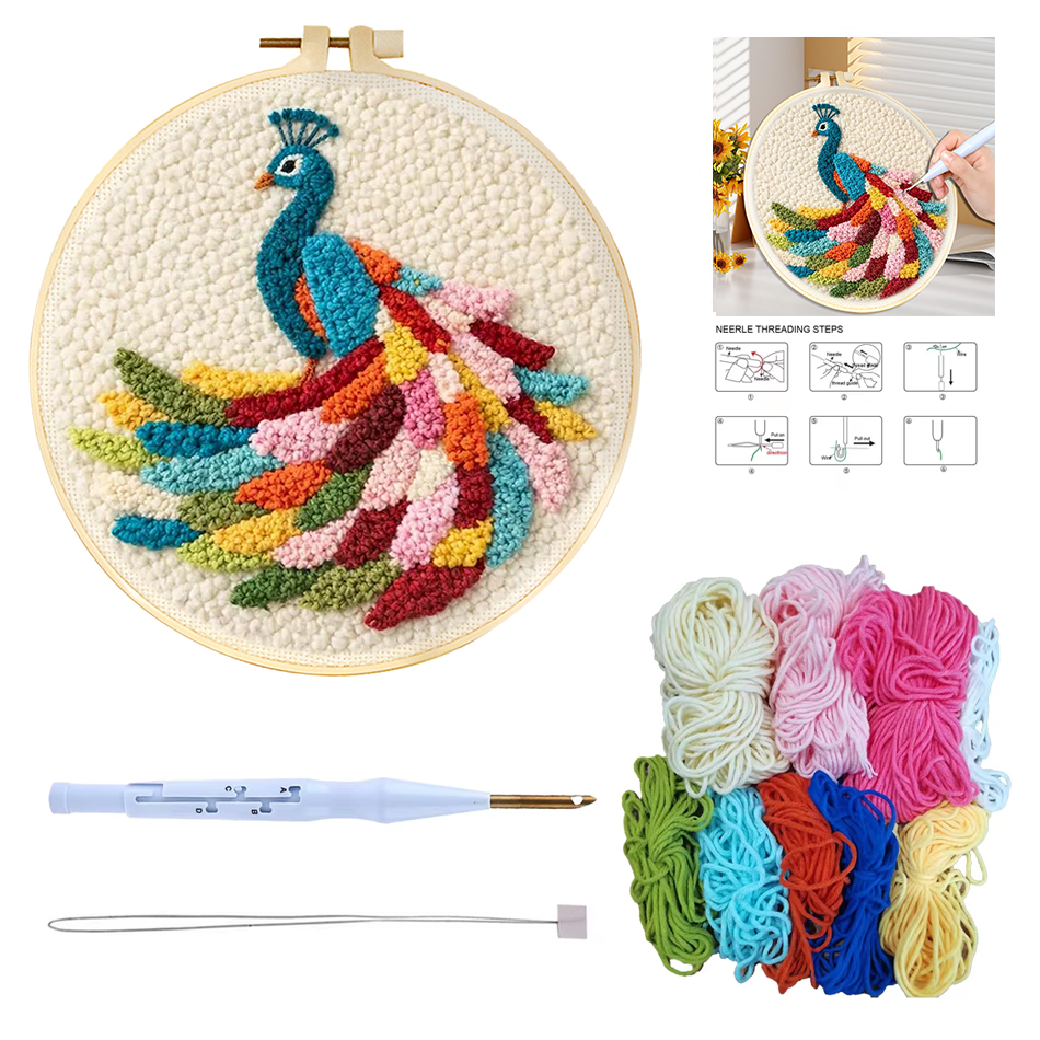 Punch Needle Embroidery Starte - đánh giá và giá Punch Needle Kit