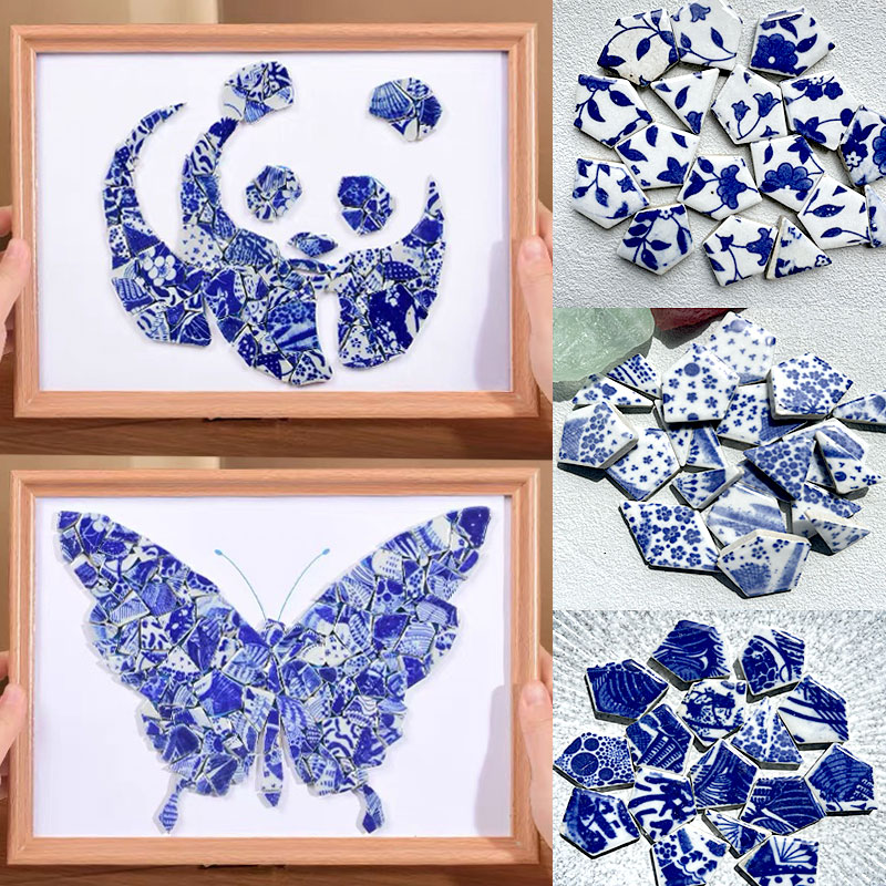 100g Oval Ceramic Mosaic Tiles - đánh giá và giá Art Craft Hobbies
