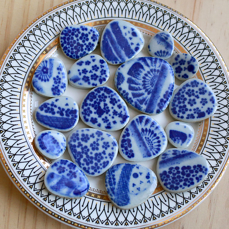 100g Oval Ceramic Mosaic Tiles - đánh giá và giá Art Craft Hobbies
