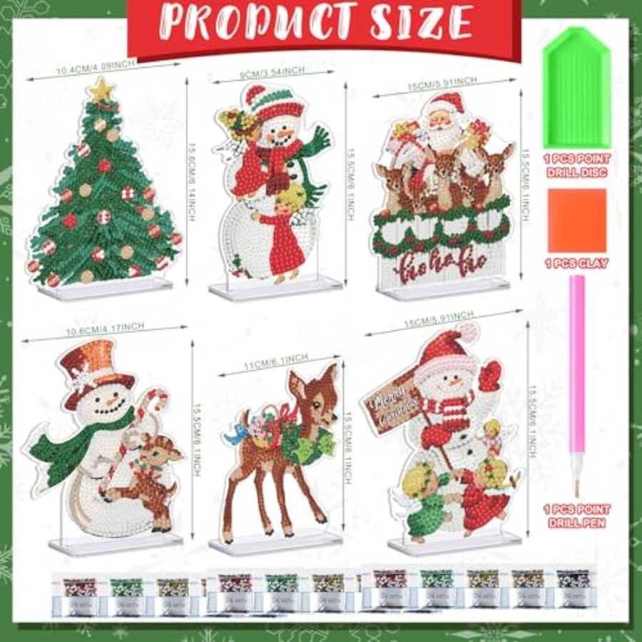 6 Pcs Diamond Painting Desktop - đánh giá và giá Diamond Painting Kit