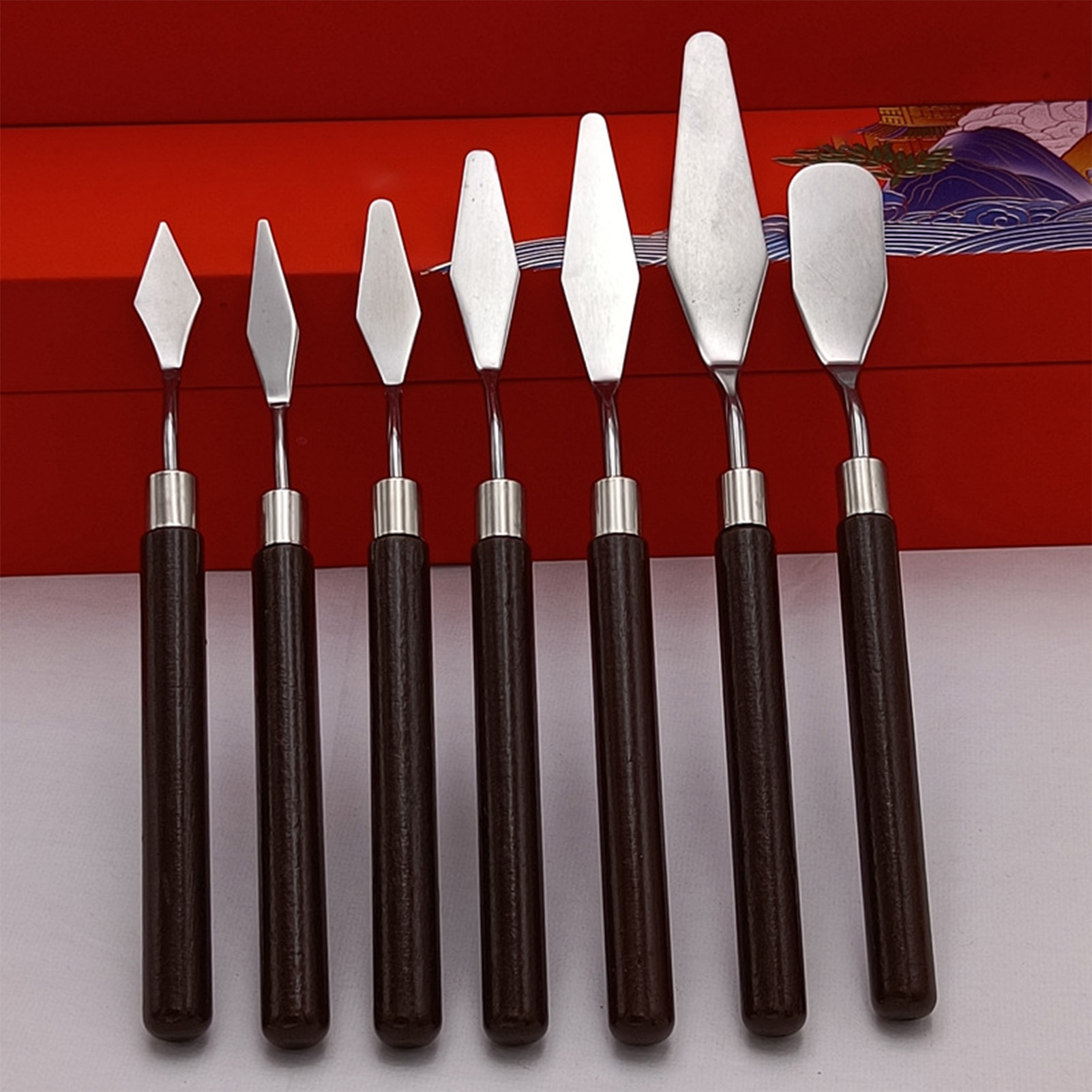 Stainless Steel Metal Spatula  - đánh giá và giá Painting Knife Palette