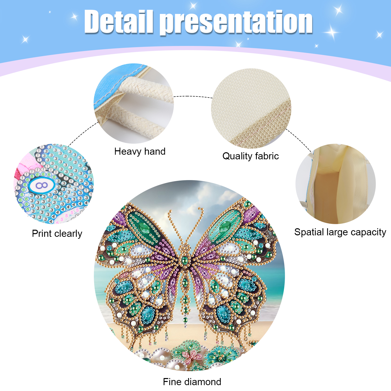 Diamond Art Painting Handbag K - đánh giá và giá Art Craft Handmade