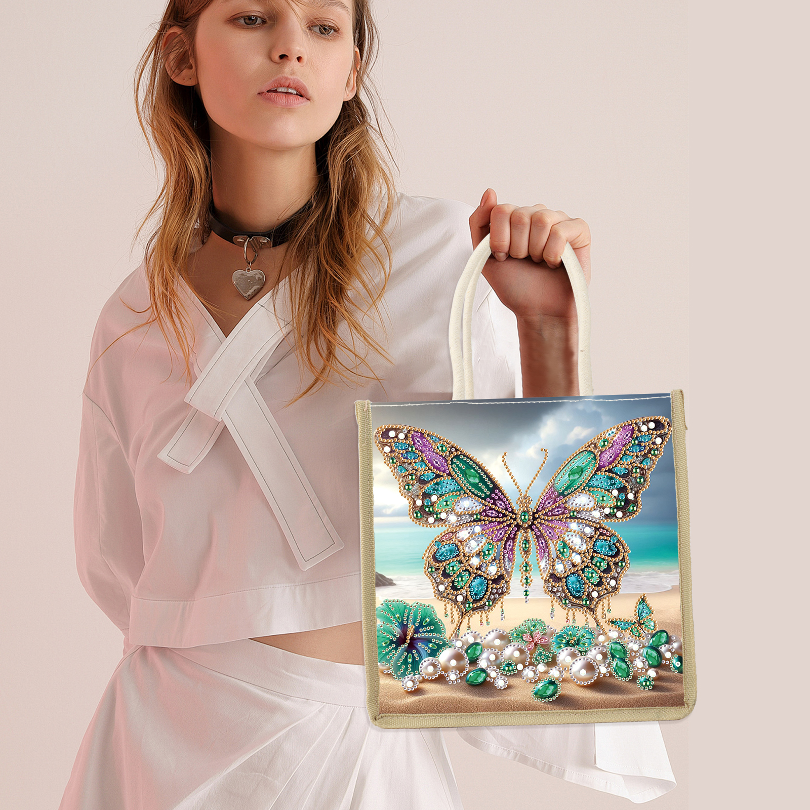 Diamond Art Painting Handbag K - đánh giá và giá Art Craft Handmade