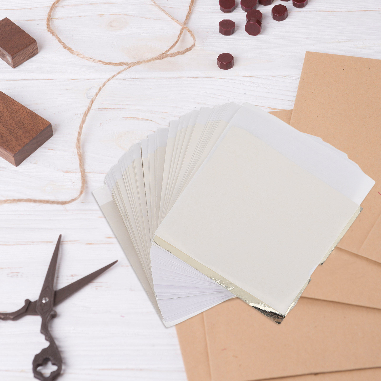 200Pcs Gold Foil Sheets Vintag - đánh giá và giá Art Craft Furniture