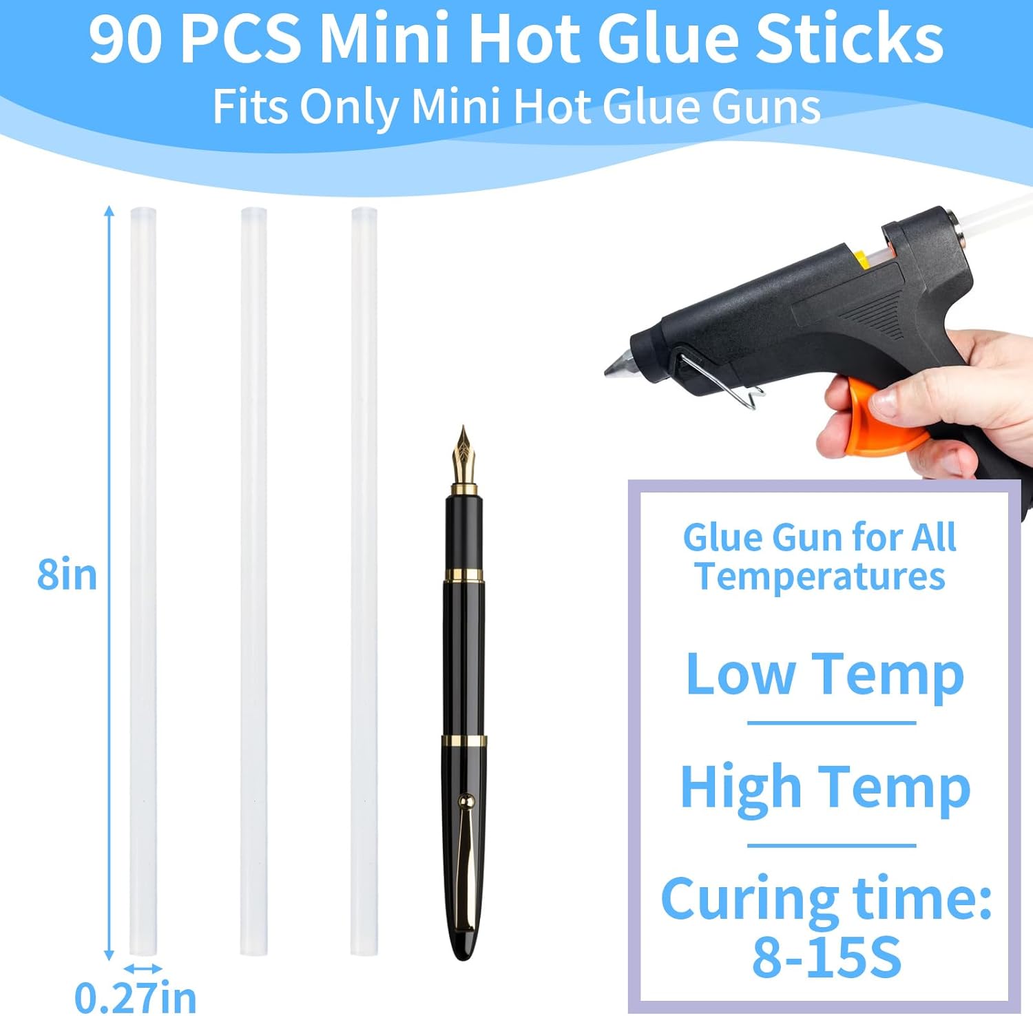 Mini Hot Glue Sticks Bulk, Cle - đánh giá và giá School Of Art X Craft