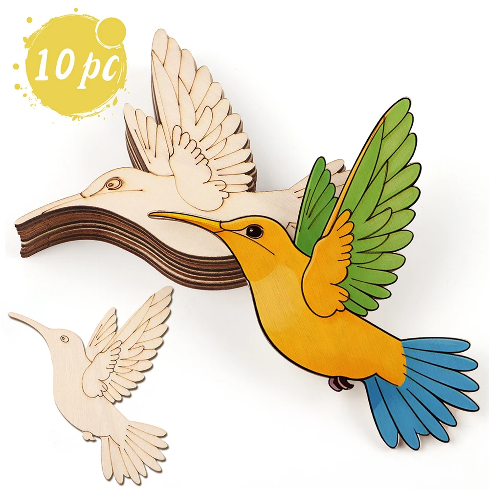 10pcs Unfinished Wood Animal B - đánh giá và giá Art & Craft Teacher Vacancy