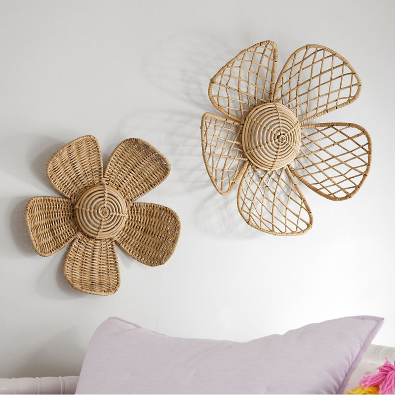 INS Nordic Woven Rattan Flower - đánh giá và giá Art Craft Furniture