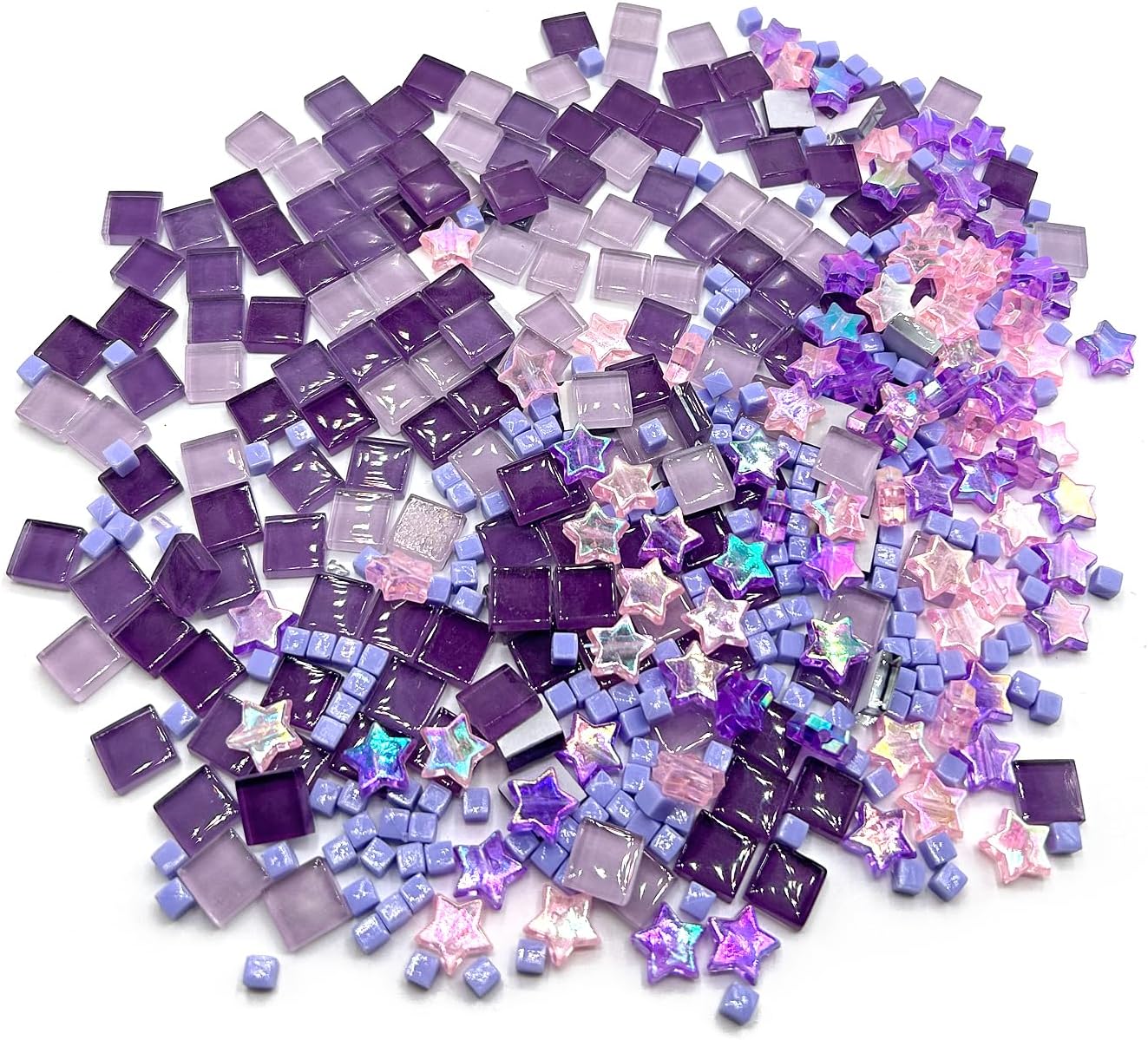 2oz/56G Small Glass Tiles for  - đánh giá và giá Art Craft Hobbies