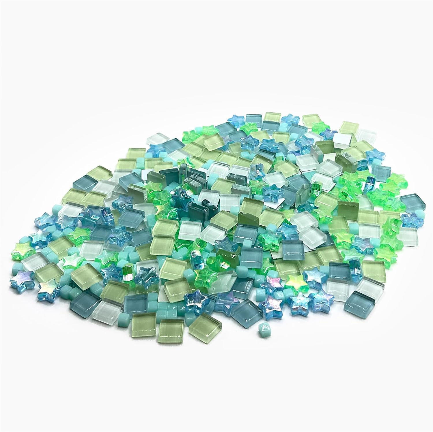 2oz/56G Small Glass Tiles for  - đánh giá và giá Art Craft Hobbies