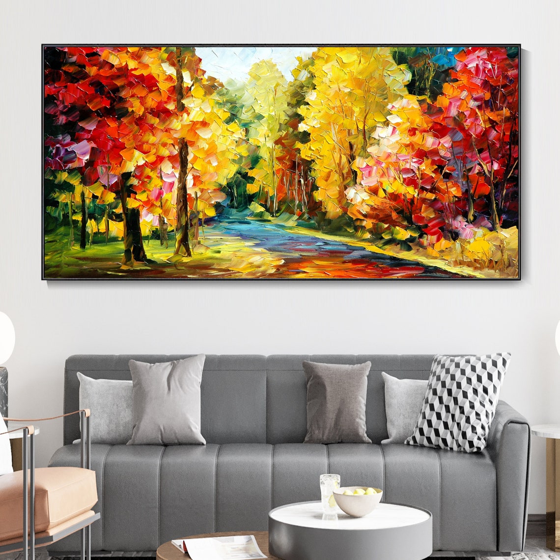 3D Fall Wall Decor Hand Painte - đánh giá và giá Painting Knife Palette