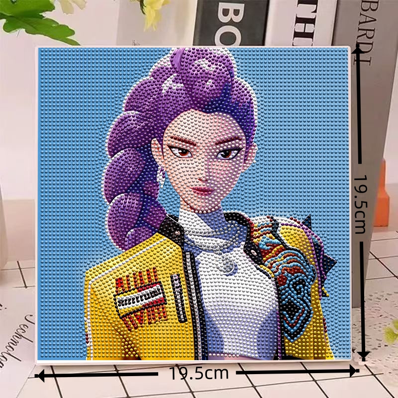 Anime Gilrs Lumi Mila Zoi K-po - đánh giá và giá Diamond Painting Kit