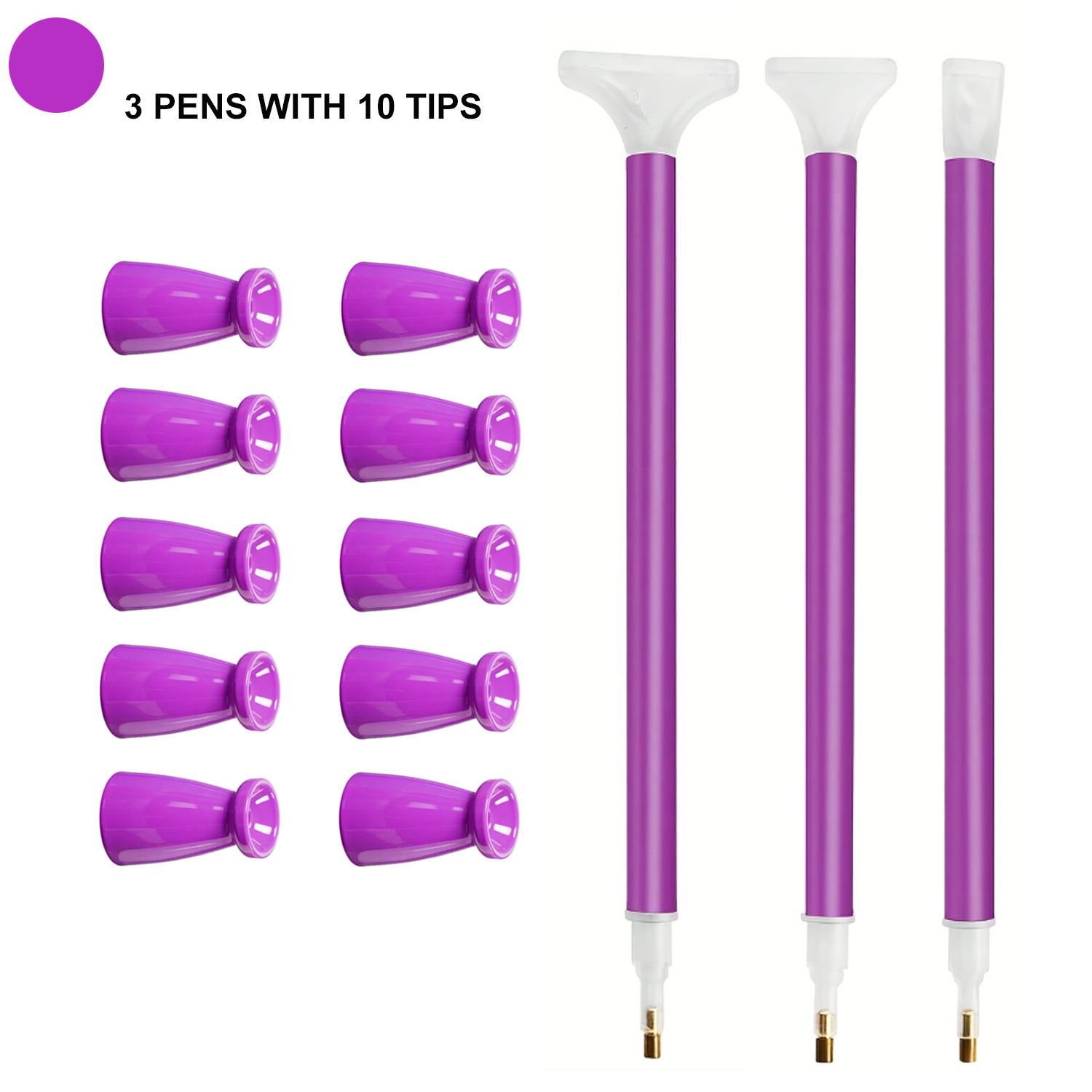 10 Silicone Tips & 3 Pens Diam - đánh giá và giá Art Craft Accessories