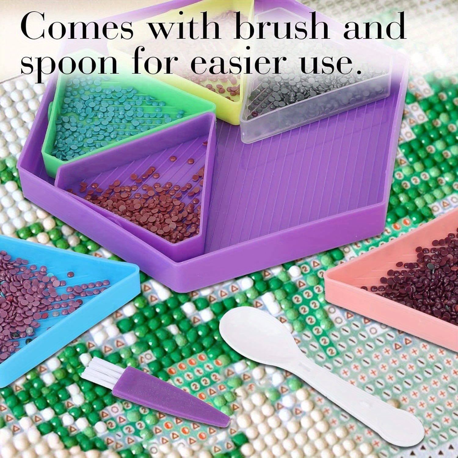 9PCS New Diamond Painting Tray - đánh giá và giá Diamond Painting Kit