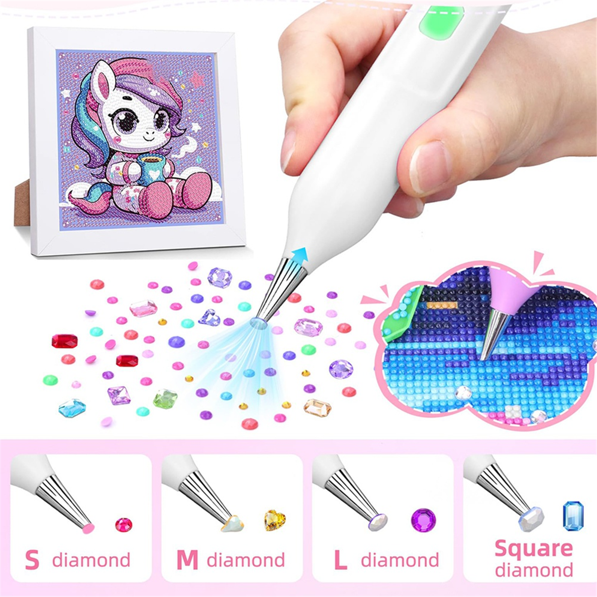 ABNJ Electric Diamonds Paintin - đánh giá và giá Diamond Painting Kit