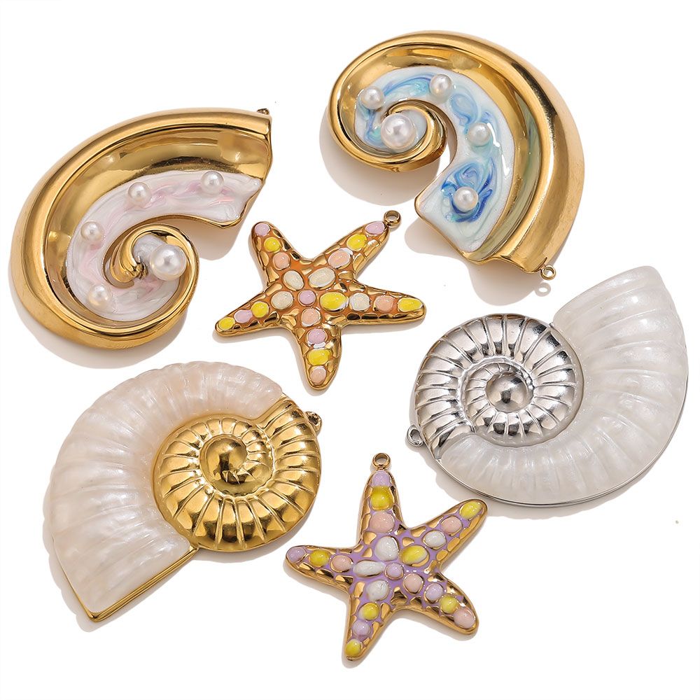 2PCS Pearl Conch Starfish Stai - đánh giá và giá Art Craft Accessories
