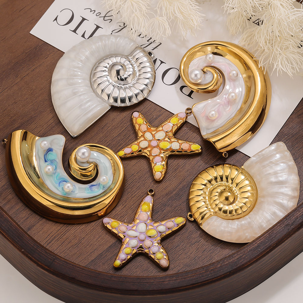 2PCS Pearl Conch Starfish Stai - đánh giá và giá Art Craft Accessories